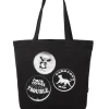 Canvas Graphic Tote Bag