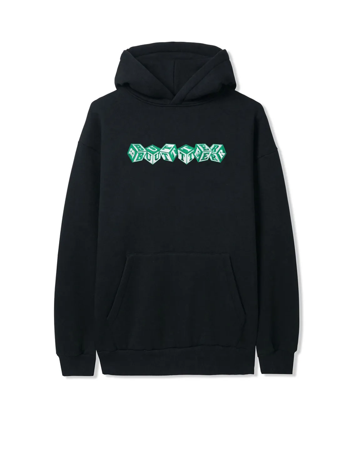 Cubes Embroidered Pullopver Hood