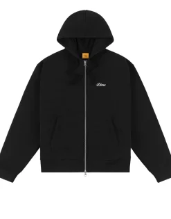 Cursive Small Logo Zip Hoodie