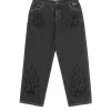 Flamepuzz Relaxed Denim Pants