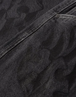Flamepuzz Relaxed Denim Pants