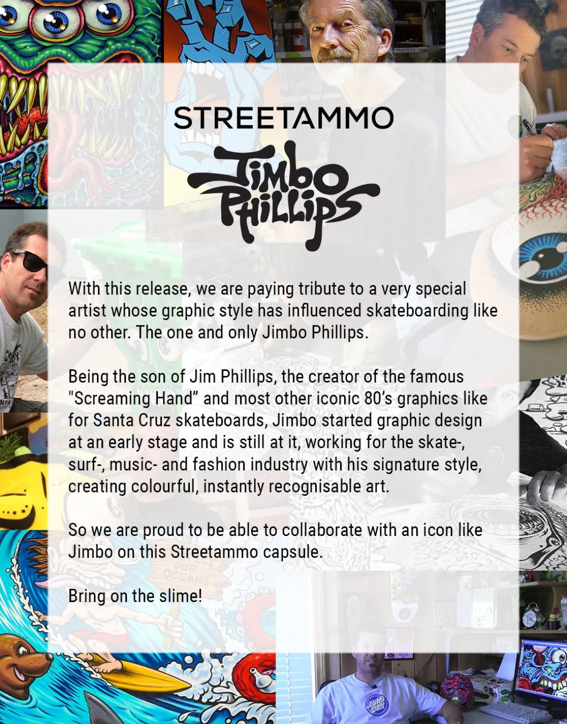 Jimbo X Streetammo Slime Tote Bag