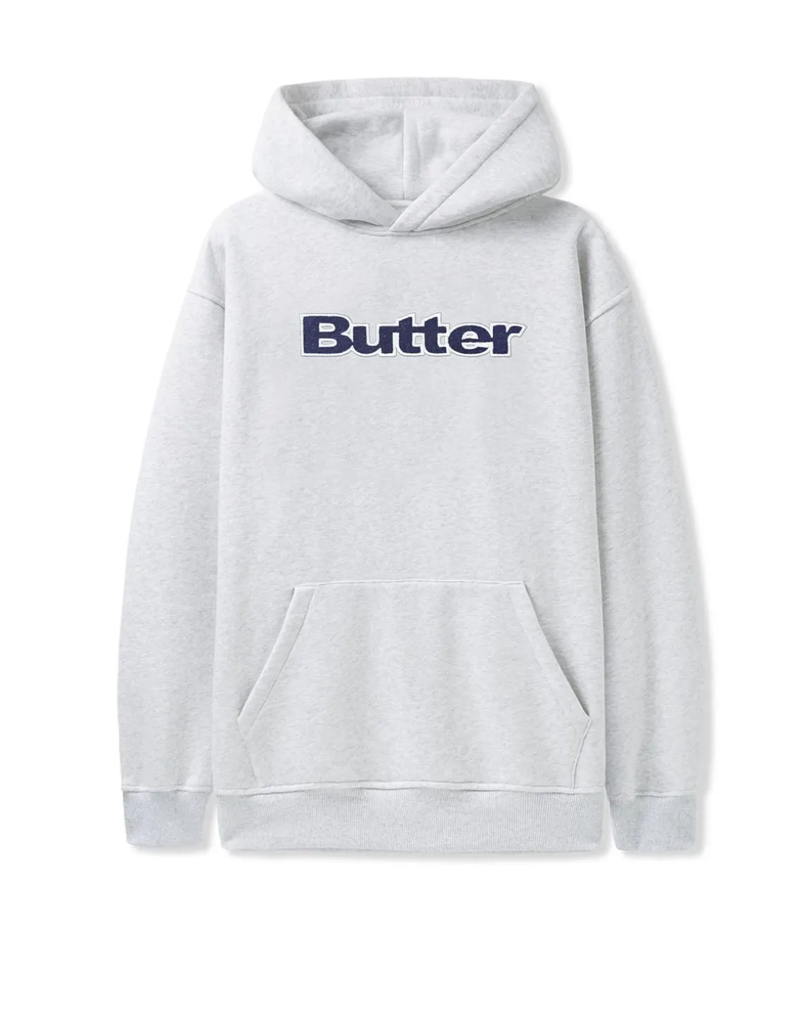 Logo Denim Applique Pullover Hood