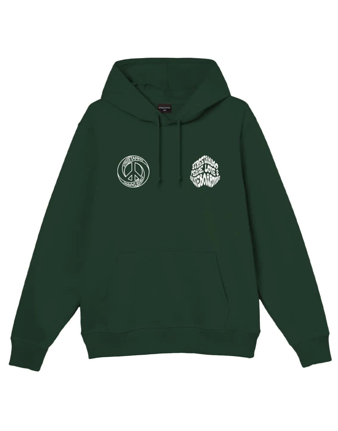 Peace, Love & Skateboarding Hoodie