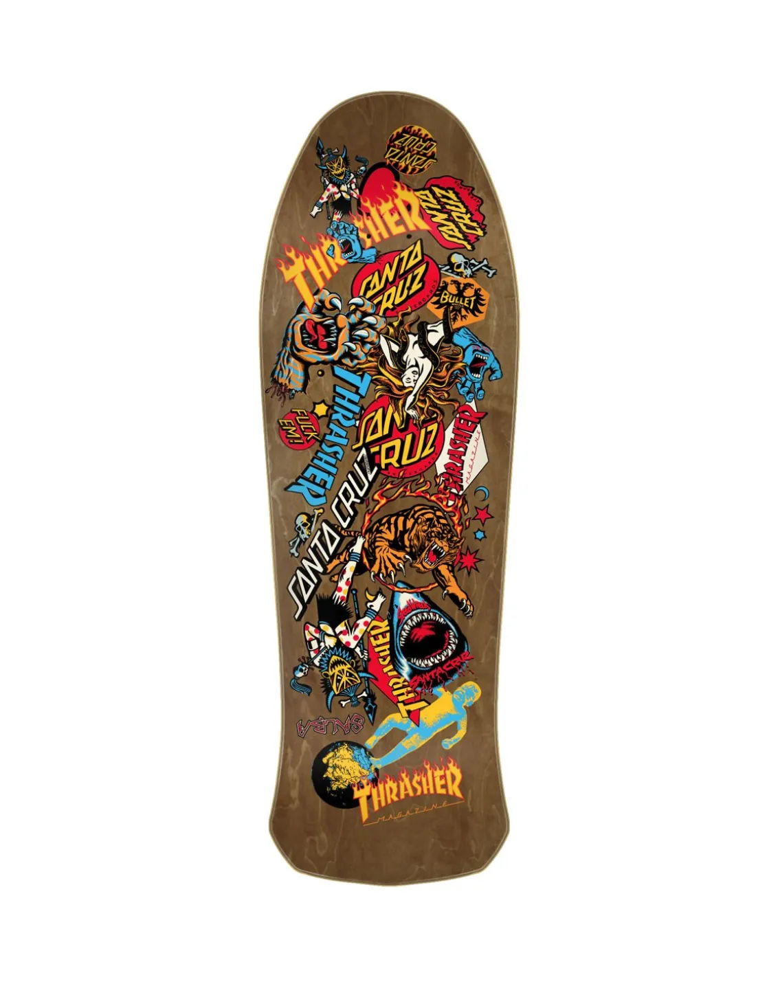 Santa Cruz x Thrasher Salba Oops Deck